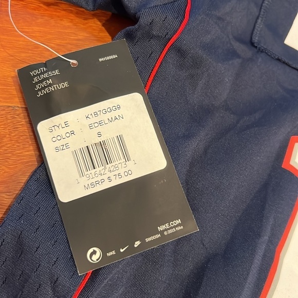 🏈 New England Patriots Julian Edelman Jersey Small #11 NFL Youth - Picture 3 of 8